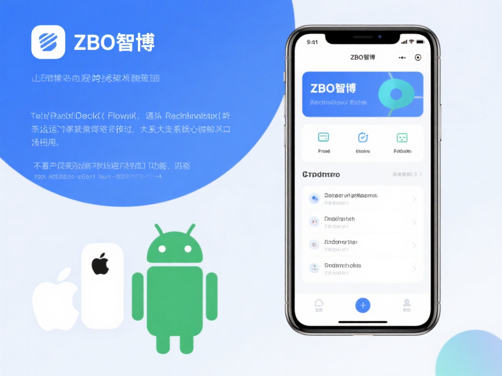 从技术架构来说，ZBO智博采用了跨平台开发技术（例