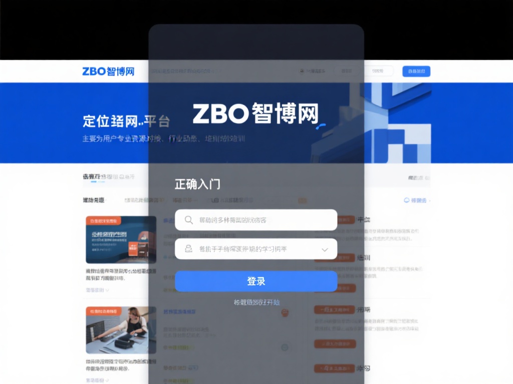 要正确入门，首先需要明白zbo智博网一个定位明确的