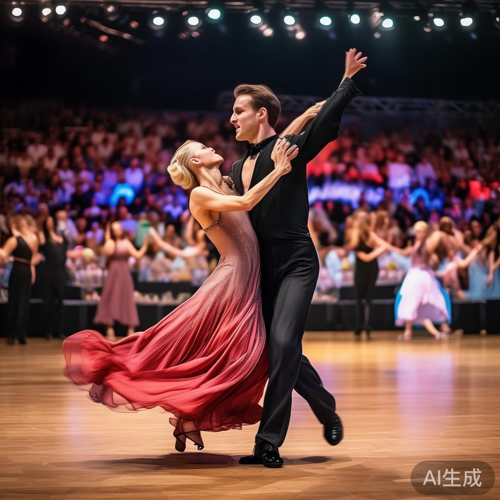 例如，国际性的体育舞蹈比赛中，选手们需要展现出激情