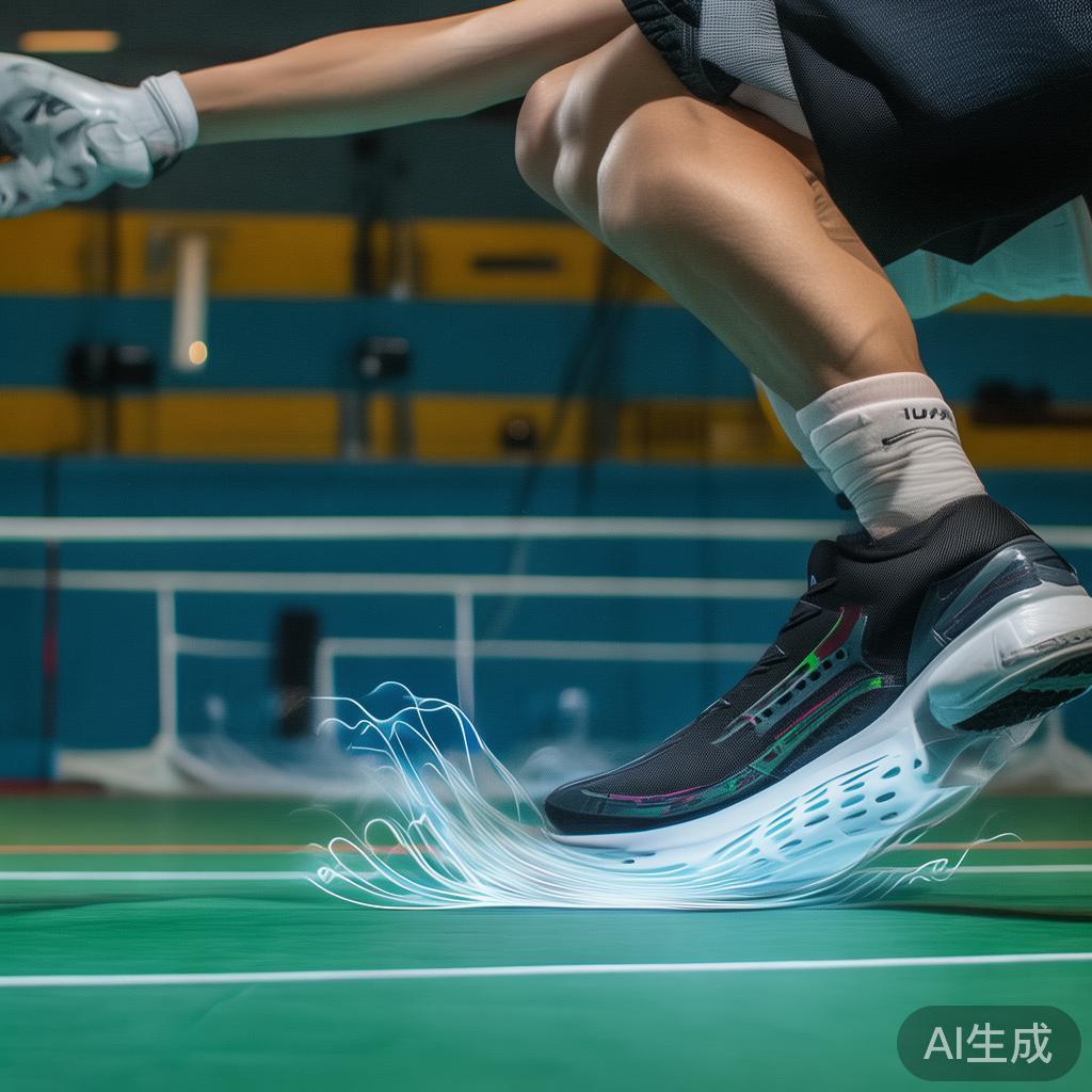 优异的缓震系统
在测评中，智博体育羽毛球鞋的缓震