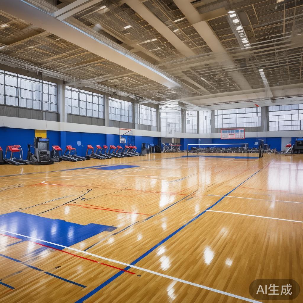 专业的设备设施：智博专升本体育馆配备先进的运动器材