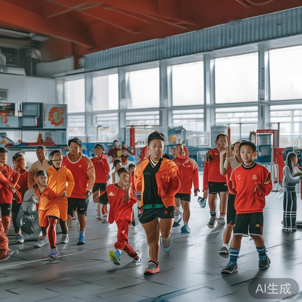 在当今社会，青少年的体育发展关系到国家的未来竞争力